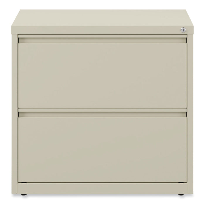 Lateral File, 2 Legal/Letter-Size File Drawers, Putty, 30" x 18.63" x 28"