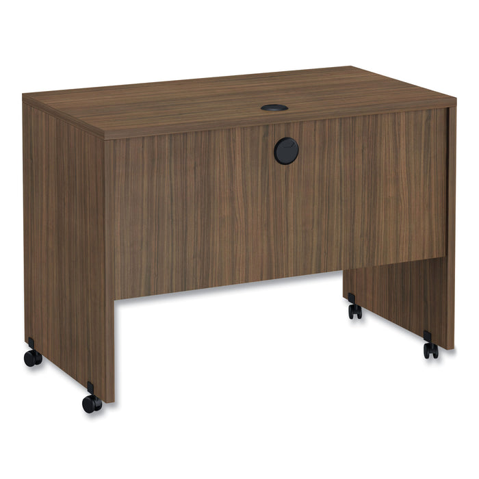 Alera Valencia Series Mobile Workstation Desk, 41.38" x 23.63" x 30", Modern Walnut